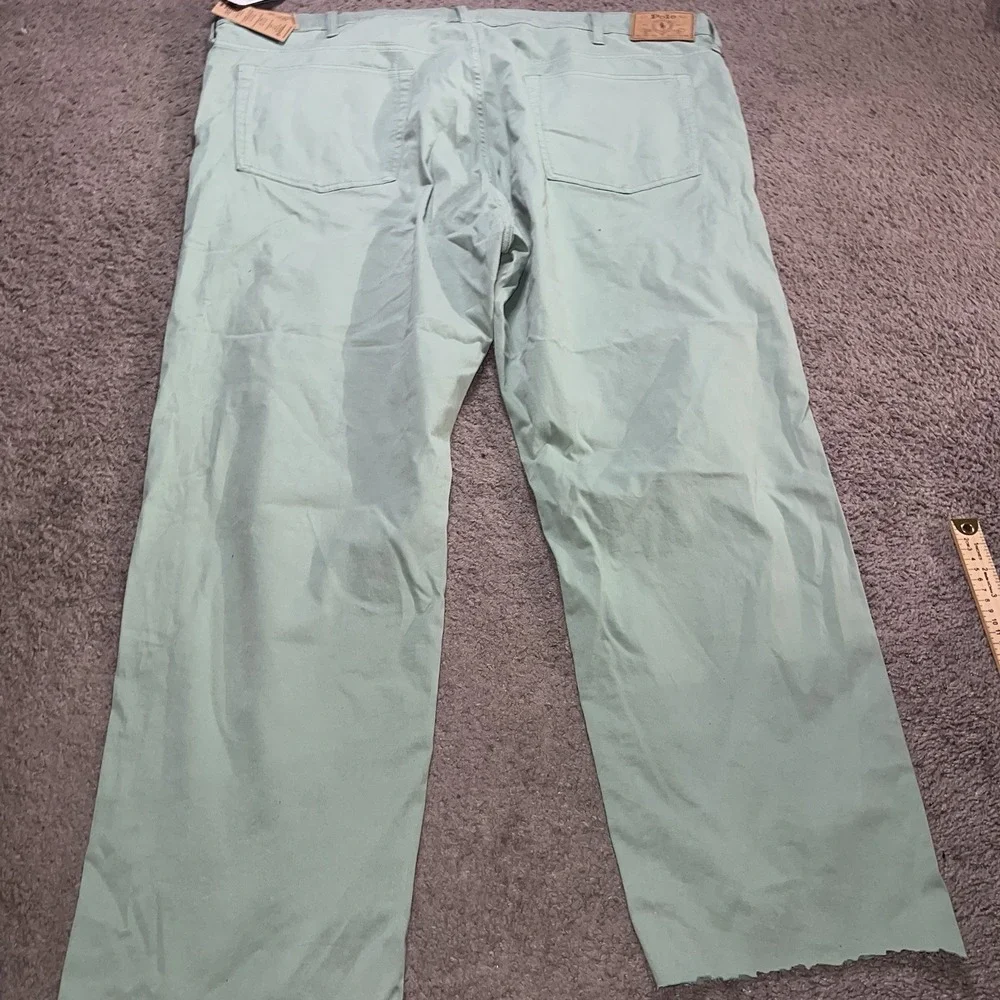 NWT Polo Ralph Lauren Pants Mens 48x30 Green Classic Fit Chino Big & Tall